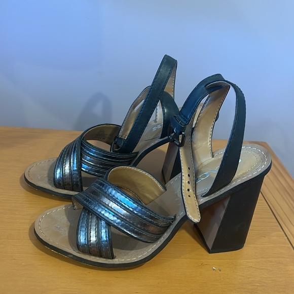 Coach high heels sandals, size 8 1/2 - Picture 2 of 4